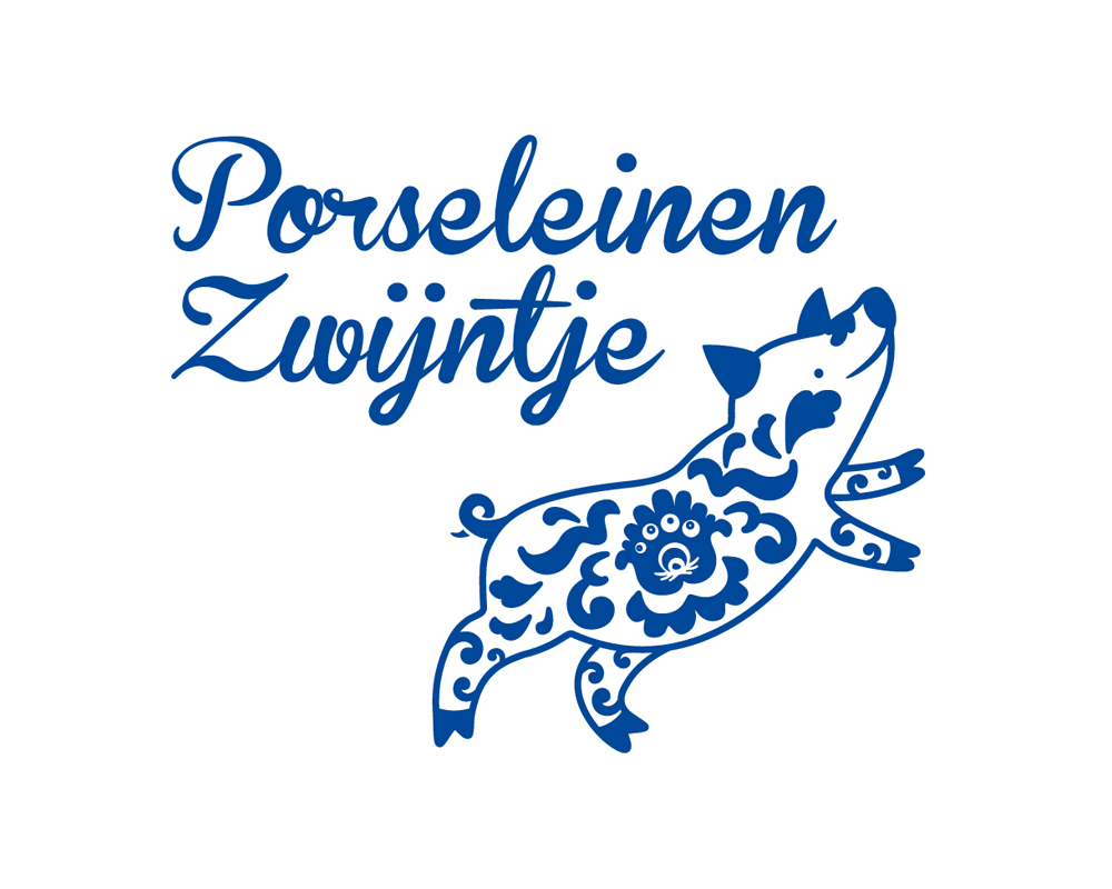 Porseleinen Zwijntje ceramic atelier logo